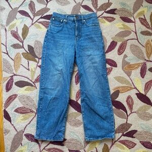 Madewell perfect vintage wide leg crop jean